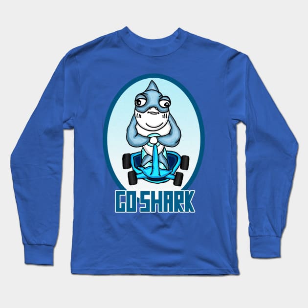 GO-SHARK Long Sleeve T-Shirt by BEAVERNIGHT